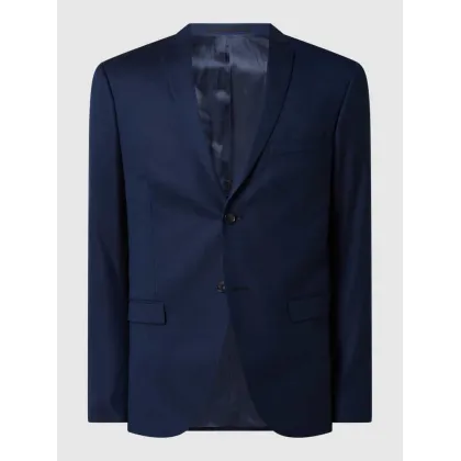 Zdjęcie Marynarka na 2 guziki o kroju slim fit z mieszanki wełny i elastanu model ‘Jil’
