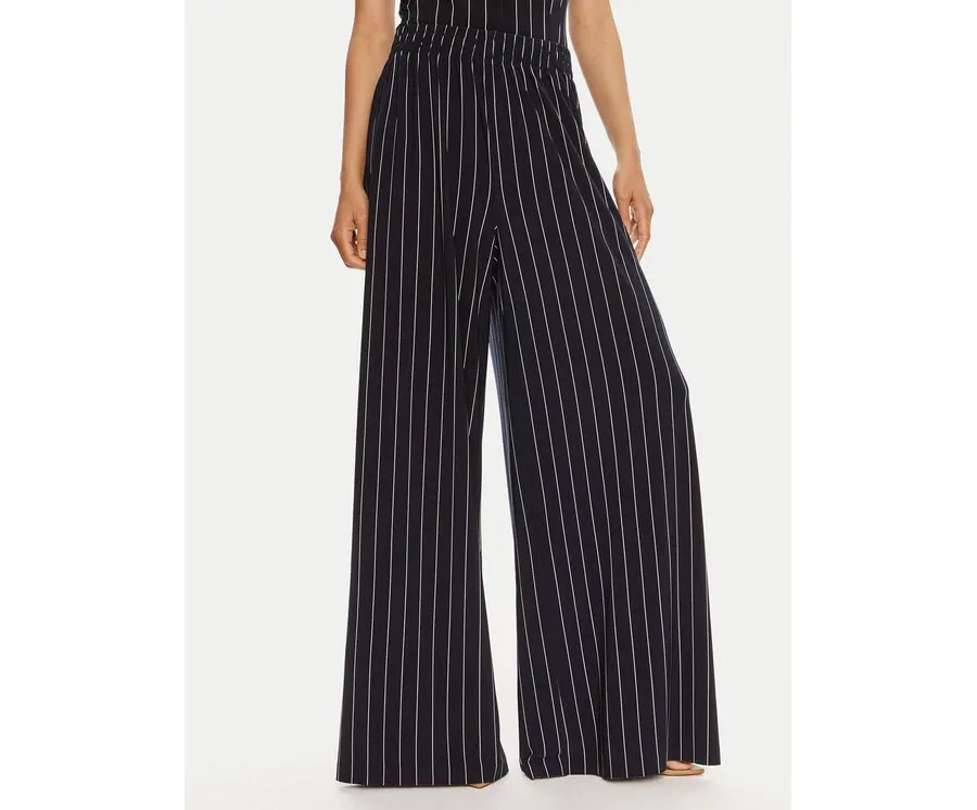 obrazek 1 NORMA KAMALI Spodnie materiałowe KK1247PL212642 Granatowy Relaxed Fit