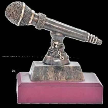 Picture Stylish statuette - microphone - Erre Emme