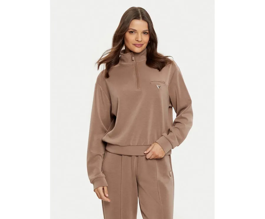 obrazek 1 Guess Bluza V5RQ10 KCAY2 Brązowy Regular Fit