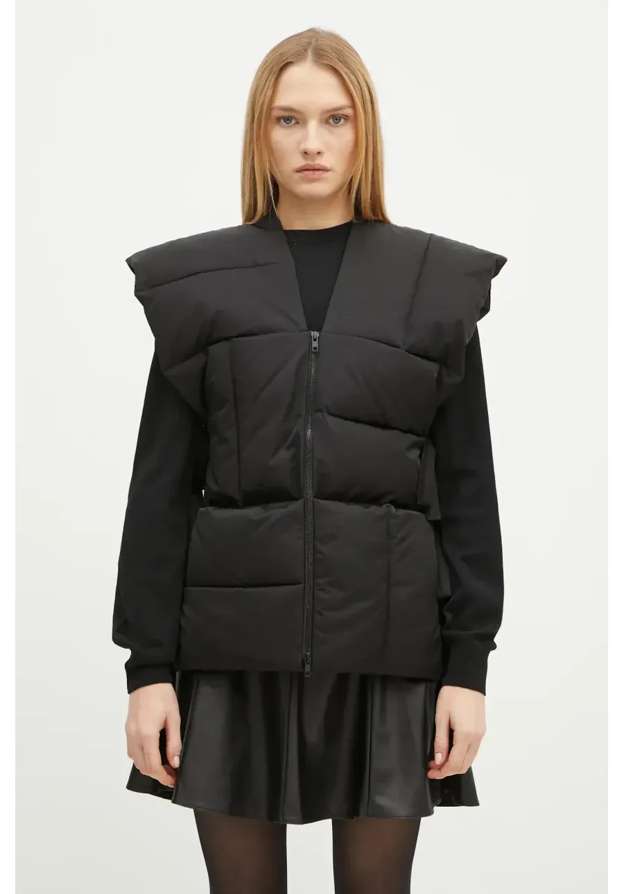 obrazek 1 Kenzo bezrękawnik Sleeveless Puffer Jacket damski kolor czarny zimowy FE62OU1269CE.99