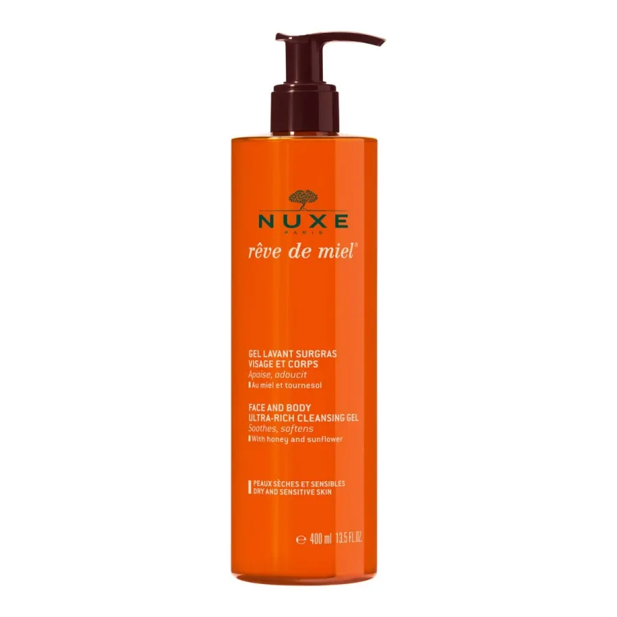 obrazek 1 Nuxe Rêve de Miel® Ultrabogaty żel do mycia twarzy i ciała 400 ml