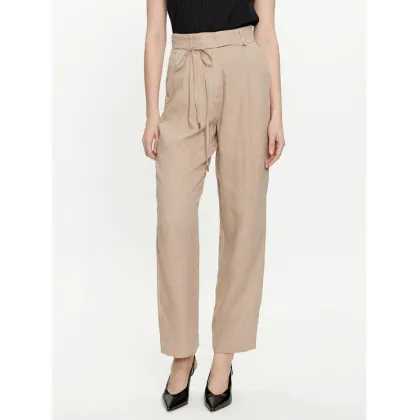 Zdjęcie Marella Spodnie materiałowe Ilsa 2413131194 Beżowy Relaxed Fit