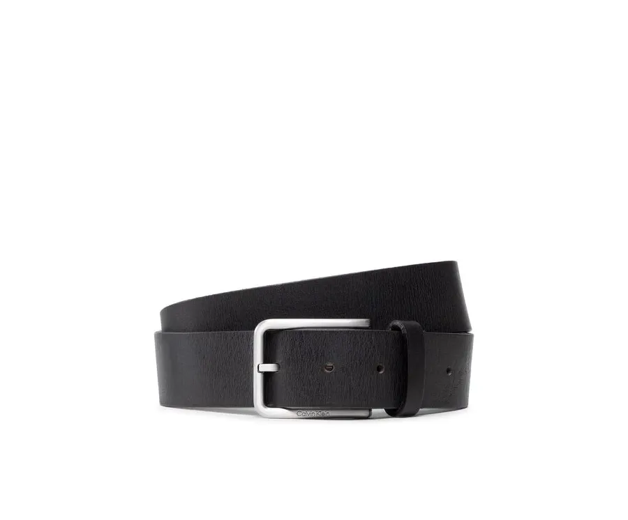 obrazek 1 Calvin Klein Pasek Męski Warmth Oiled Grain 35Mm K50K509654 Czarny