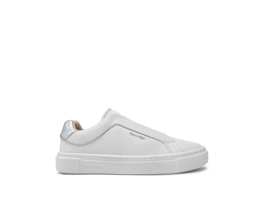 obrazek 1 Calvin Klein Sneakersy Cupsole Slip On W/Ml HW0HW02289 Biały