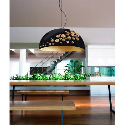 Zdjęcie Kwiecista lampa wisząca Flowers w czterech rozmiarach CreativeMary
