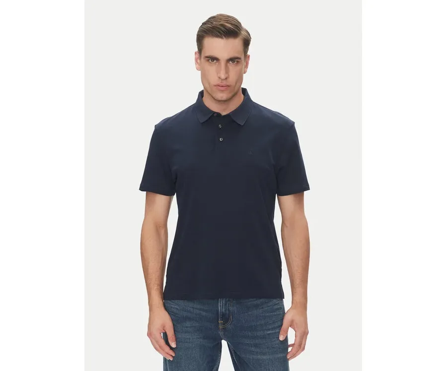 obrazek 1 Calvin Klein Polo Supima LV04LB276G Granatowy Regular Fit