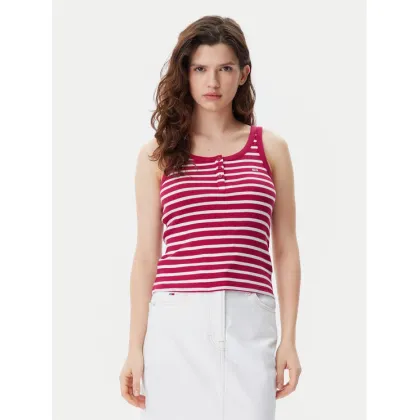 Zdjęcie Tommy Jeans Top DW0DW19492 Czerwony Slim Fit