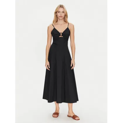 Zdjęcie Simona Corsellini Sukienka koktajlowa P25CPAB01101 Czarny Slim Fit