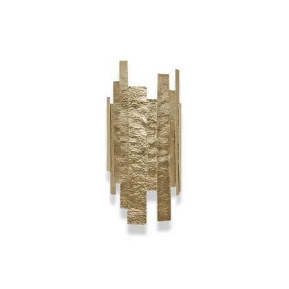Picture Wall lamp made of brushed brass for an exclusive interior - Ginger & Jagger