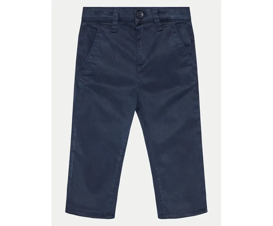 obrazek 1 Guess Spodnie materiałowe N4BB00 WF7H0 Granatowy Slim Fit