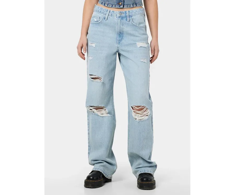 obrazek 1 Noisy May Jeansy Frilla 27030393 Niebieski Straight Fit