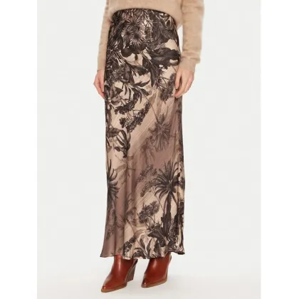 Zdjęcie ViCOLO Spódnica maxi TS0563 Brązowy Regular Fit