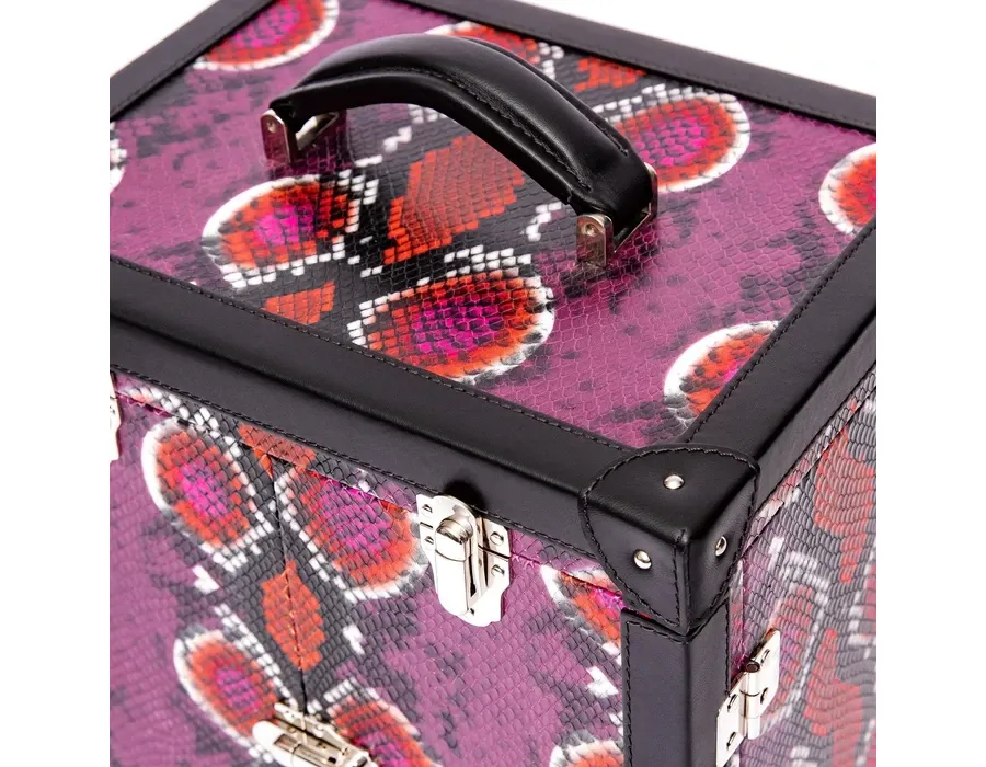 obrazek 9 Stylowy kuferek Amour Deluxe na biżuterię w kolorze różowym