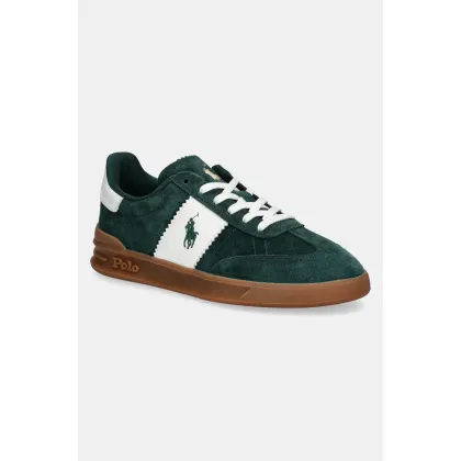 Zdjęcie Polo Ralph Lauren sneakersy zamszowe Hrt Aera Pp kolor zielony 809954903005