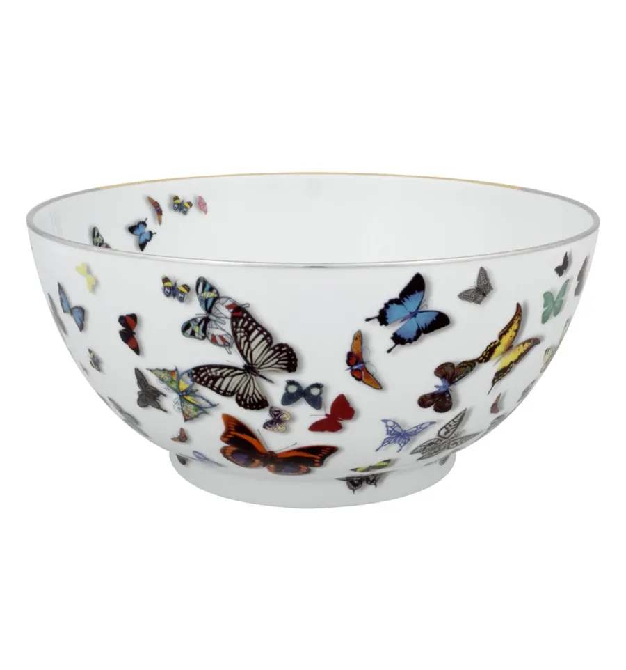 obrazek 1 Porcelanowa miska na sałatkę z dekoracyjnym motywem motyli - Vista Alegre