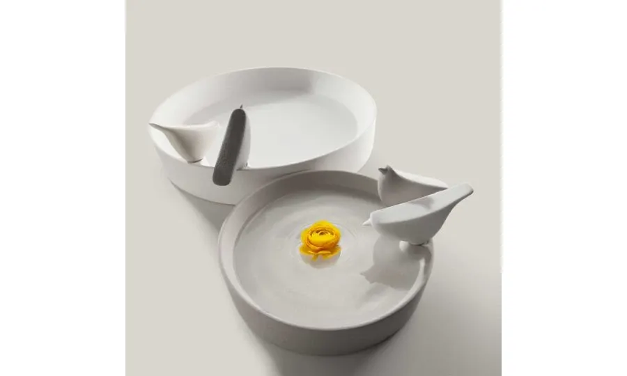 obrazek 3 Ceramiczna ozdoba inspirowana kolibrami hawajskimi na biurko lub stolik