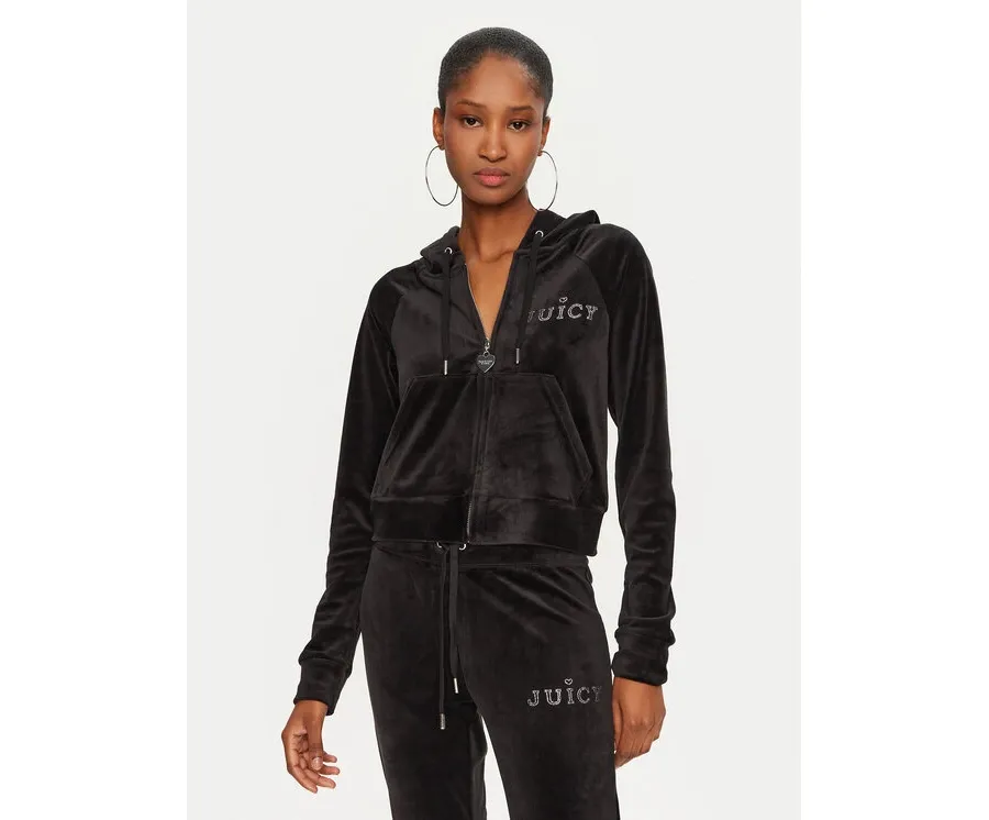 obrazek 1 Juicy Couture Bluza Regal Madison JCBAS224828 Czarny Slim Fit