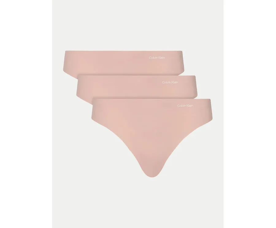 obrazek 1 Calvin Klein Underwear Komplet 3 par stringów 000QD3558E Różowy
