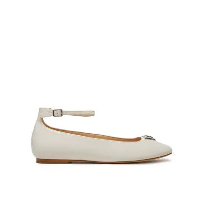 Zdjęcie Guess Baleriny FLPLVV PAT02 Écru