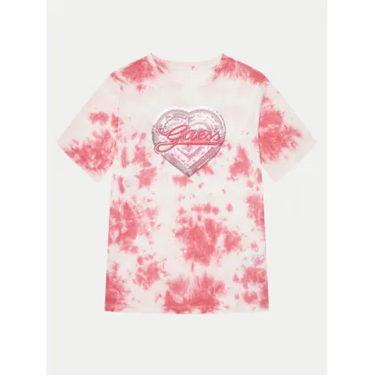 Zdjęcie Guess T-Shirt J5RI09 K8HM4 Różowy Oversize