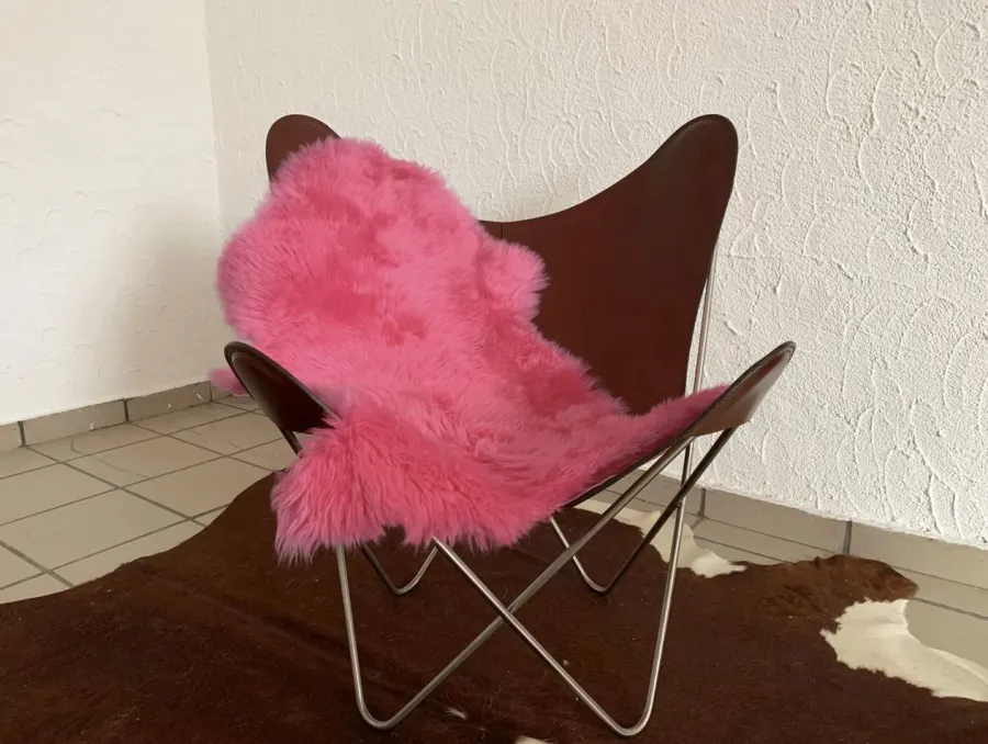 obrazek 1 Fantastyczny dywan ze skóry owczej - 105x70 cm