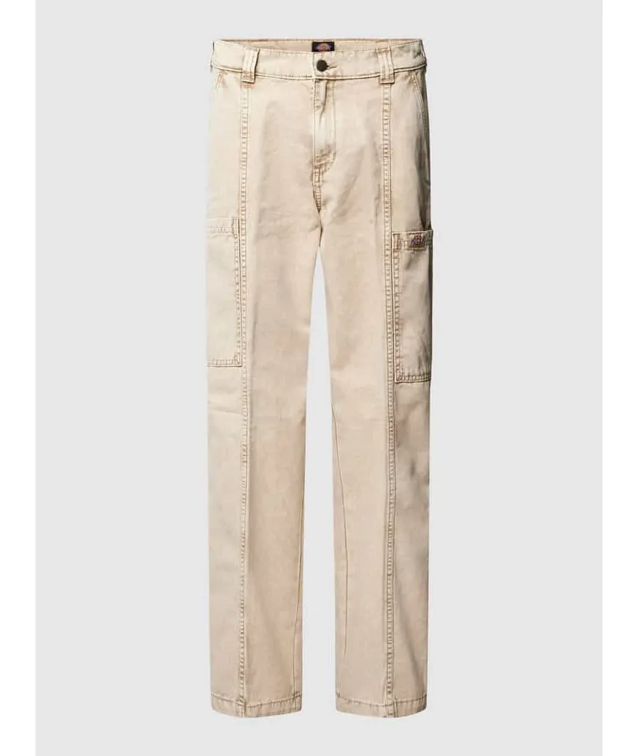 obrazek 1 Spodnie cargo o kroju regular fit z naszywką z logo model ‘NEWINGTON’
