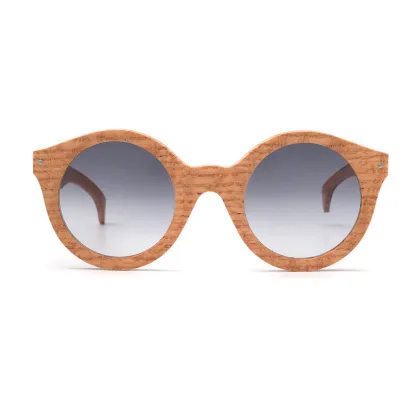 Zdjęcie Okrągłe, drewniane okulary - Legno Light