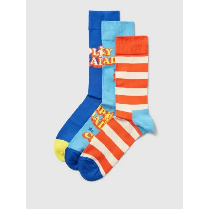 Zdjęcie Skarpety z nadrukiem z logo w zestawie 3 szt. model ‘Father Of The Year’