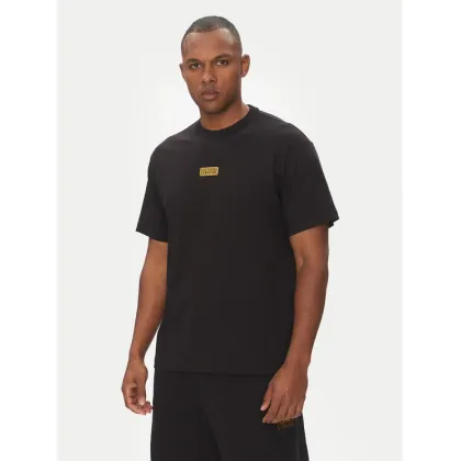 Zdjęcie Versace Jeans Couture T-Shirt 78GAHT08 Czarny Regular Fit