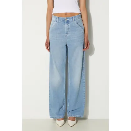 Zdjęcie Carhartt WIP jeansy Simple Pant damskie high waist I031924.01ZO