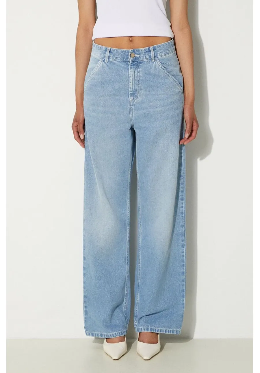 obrazek 1 Carhartt WIP jeansy Simple Pant damskie high waist I031924.01ZO