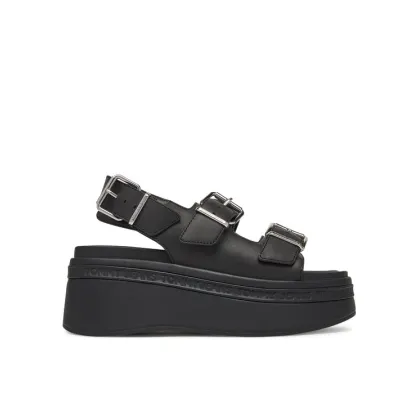 Zdjęcie Tommy Jeans Sandały Tjw Wedge Sandal EN0EN02774 Czarny