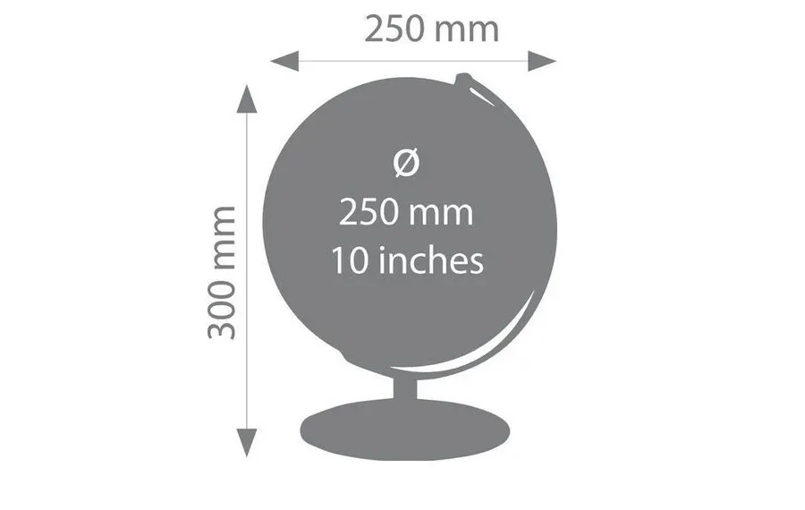 obrazek 2 Upominkowy globus dekoracyjny Planet od niemieckiej manufaktury