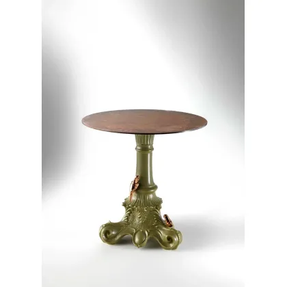 Picture A modern table with a metal balate by Rebirth Ceramics