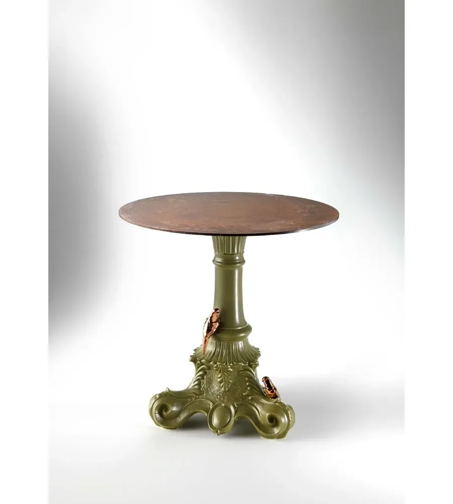 obrazek 1 Nowoczesny stół z metalowym balatem marki Rebirth Ceramics