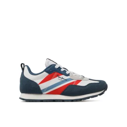 Zdjęcie Pepe Jeans Sneakersy Foster Boy Print PBS30554 Niebieski