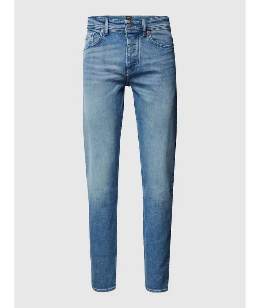 obrazek 1 Jeansy o kroju tapered fit model 'Taber'