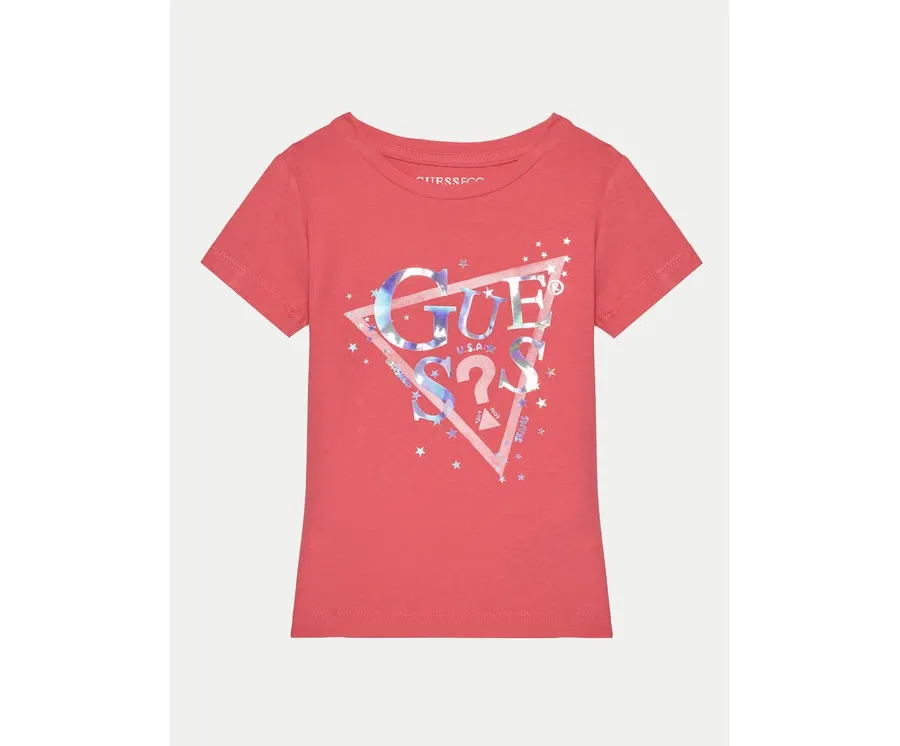 obrazek 1 Guess T-Shirt K5RI00 K6YW4 Różowy Regular Fit