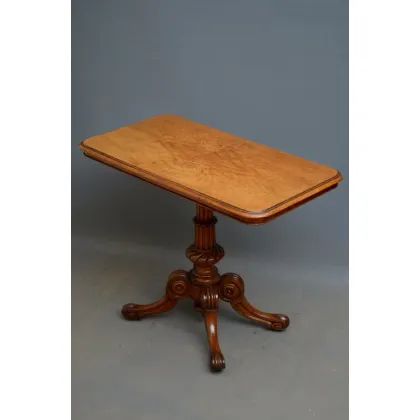 Zdjęcie Najwyższej jakości i bardzo stylowy wiktoriański stół dębowy z przepięknym blatem - antyk