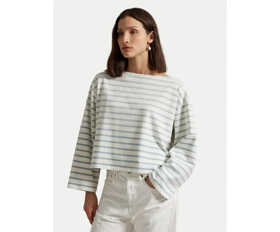 obrazek 1 Polo Ralph Lauren Bluzka 211959103003 Écru Relaxed Fit