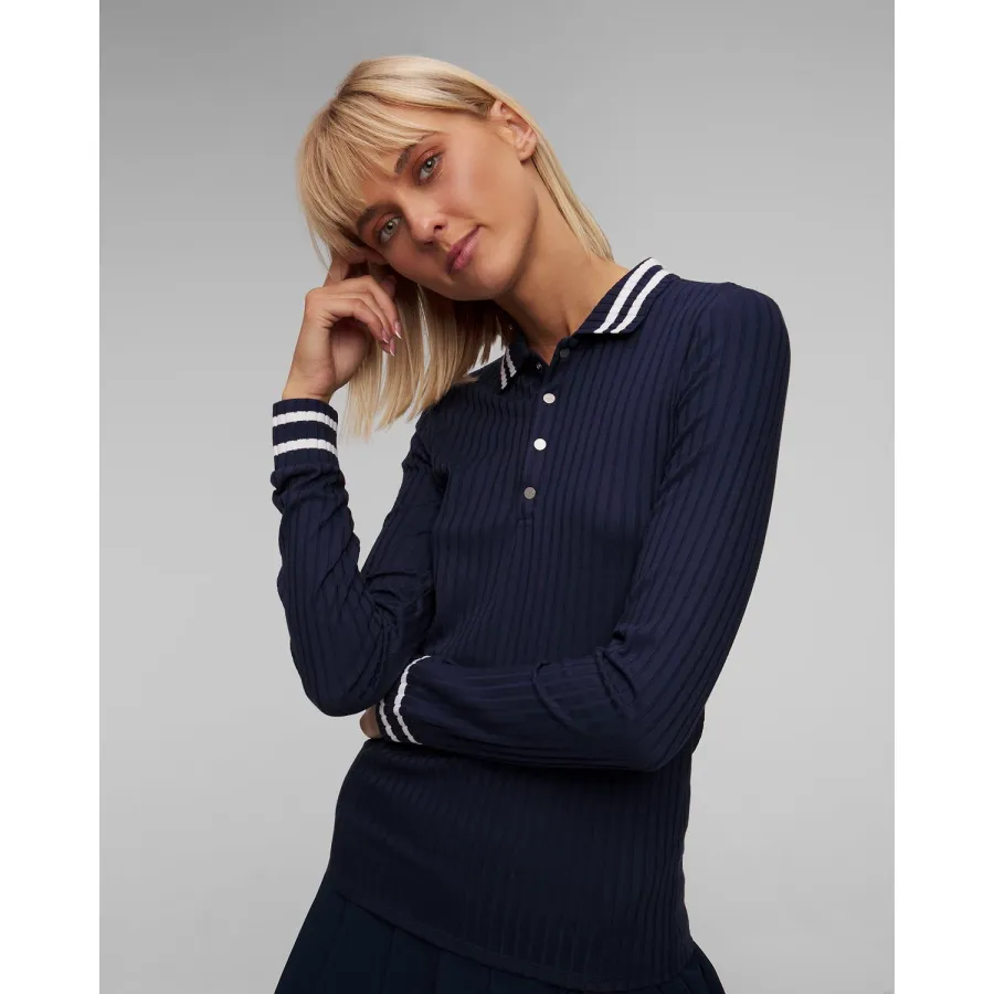 obrazek 1 Granatowe Polo Z Długim Rękawem Damskie Ralph Lauren Rlx Golf RLX Ralph Lauren