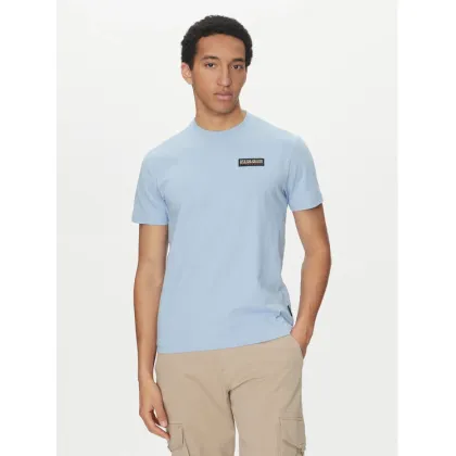 Zdjęcie Napapijri T-Shirt Iaato NP0A4HFZ Błękitny Regular Fit