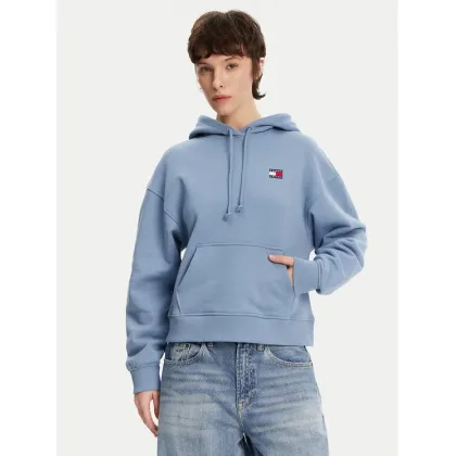 Zdjęcie Tommy Jeans Bluza Badge DW0DW19414 Niebieski Boxy Fit