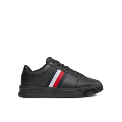 Zdjęcie Tommy Hilfiger Sneakersy Supercup Lth Stripes Ess FM0FM04895 Czarny