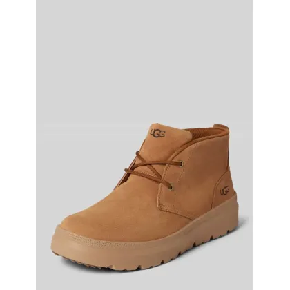 Zdjęcie Buty skórzane z nadrukiem z logo model ‘BURLEIGH’