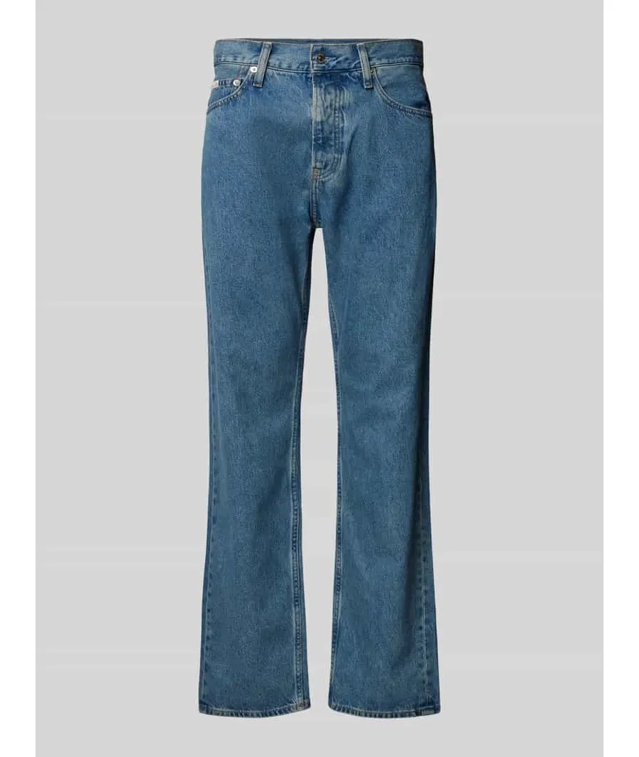 obrazek 1 Jeansy z prostą nogawką i 5 kieszeniami