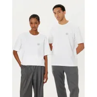 Zdjęcie Filling Pieces T-Shirt Unisex Embroidered Knot 7449986 Biały Regular Fit