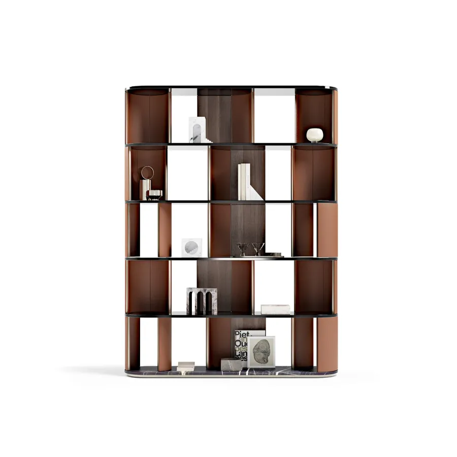 obrazek 2 Stylowa włoska biblioteczka do salonu lub gabinetu - w stylu modernistycznym