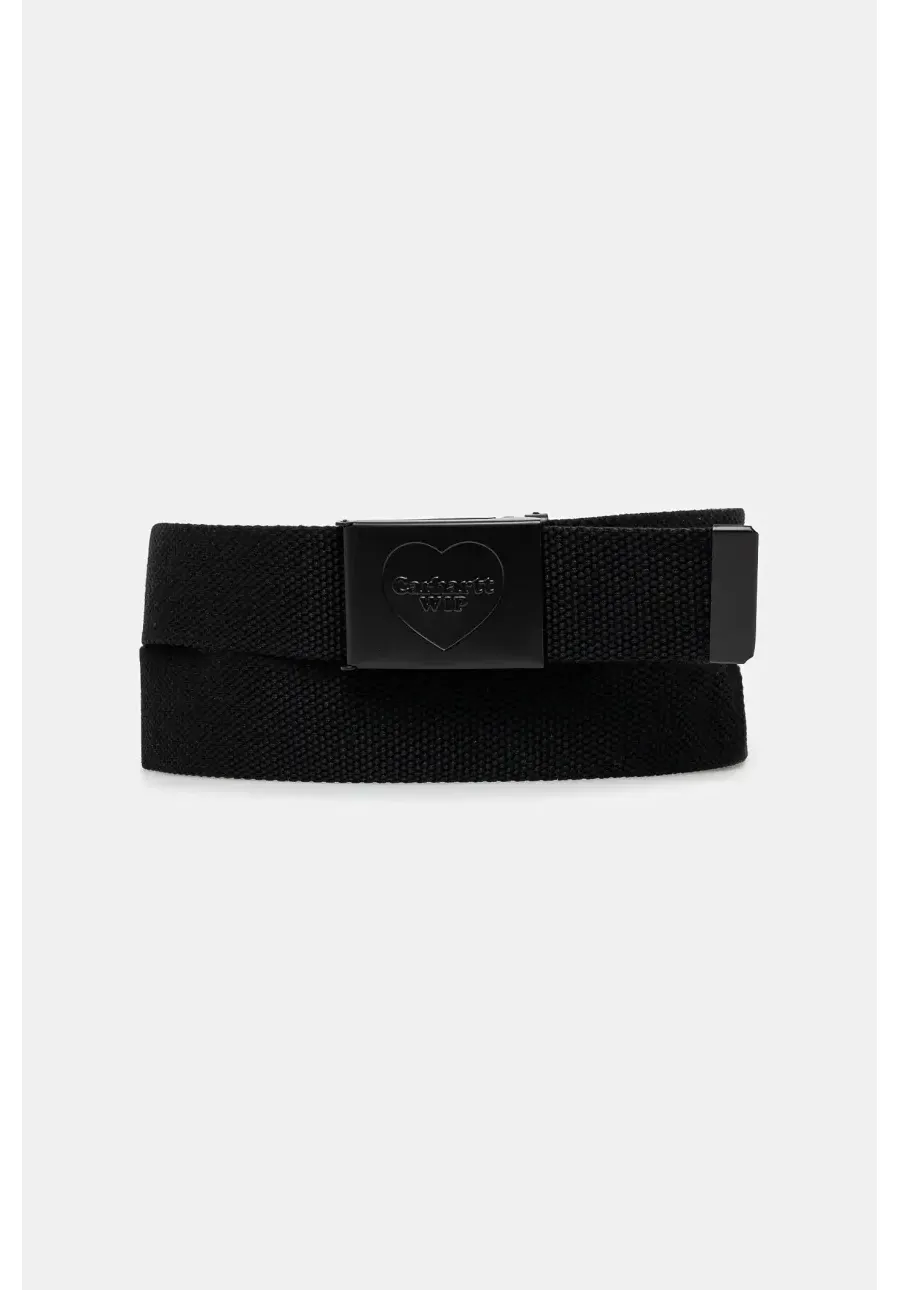 obrazek 1 Carhartt WIP pasek Heart Clip Belt męski kolor czarny I034631